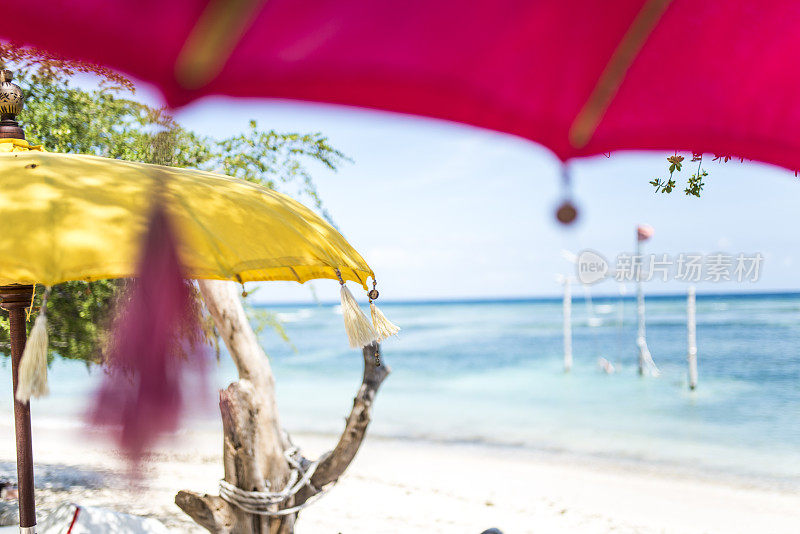 美丽的Gili Trawangan海滩